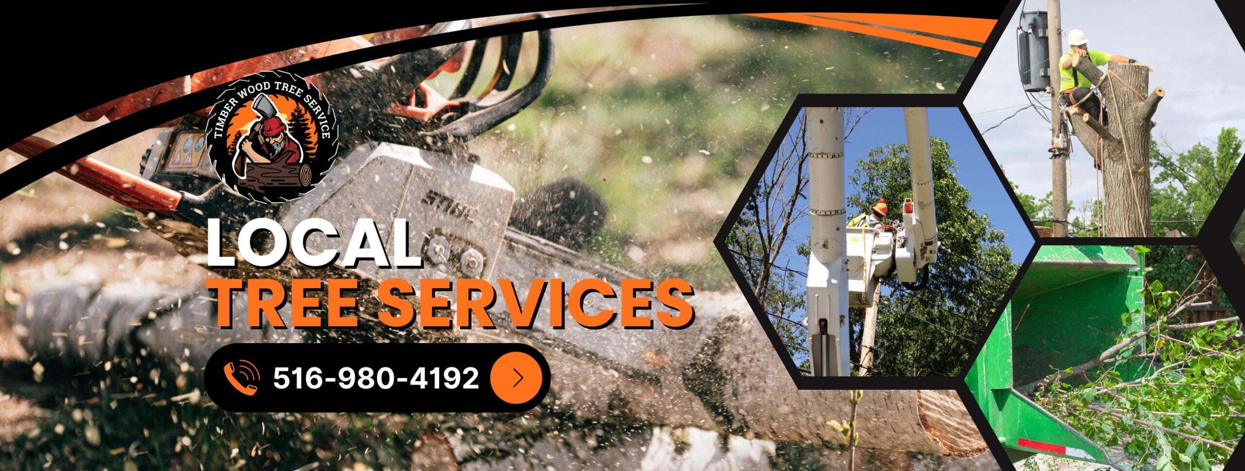 A professional doing tree service in Queens, NY